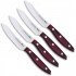 3 Claveles Koi - Set de 4 Cuchillos Chuleteros Acero Inoxidable 01049
