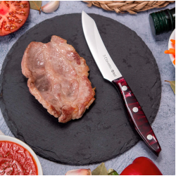 3 Claveles Koi - Set de 4 Cuchillos Chuleteros Acero Inoxidable 01049