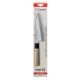 3 Claveles NIPON - Cuchillo Japonés Deba 21 cm Acero Inoxidable y Mango Madera de Arce