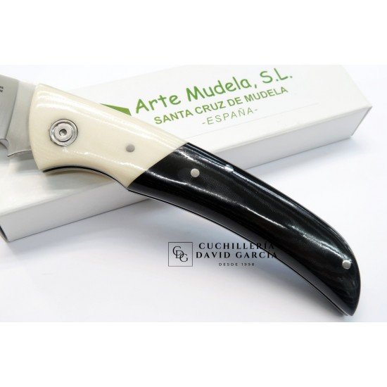 Arte Mudela  AL- 84.3 Micarta color Marfil - Micarta Negra