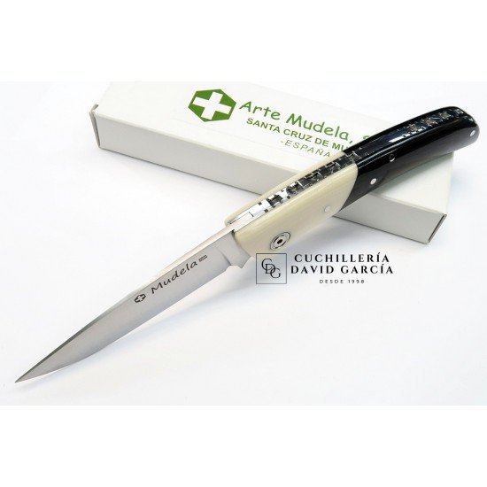 Arte Mudela  AL- 84.3 Micarta color Marfil - Micarta Negra