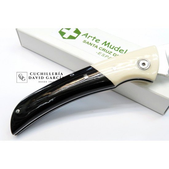 Arte Mudela  AL- 84.3 Micarta color Marfil - Micarta Negra