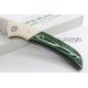 Arte Mudela AL- 84.5 Micarta Verde - Micarta color Marfil Arte Mudela AL- 84.5 Micarta Verde - Micarta color Marfil