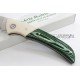 Arte Mudela  AL- 84.5  Micarta Verde - Micarta color Marfil