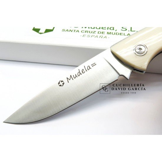 Arte Mudela AL- 84.7 Micarta color Marfil - Asta de Ciervo Arte Mudela AL- 84.7 Micarta color Marfil - Asta de Ciervo