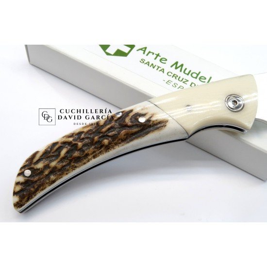 Arte Mudela AL- 84.7 Micarta color Marfil - Asta de Ciervo Arte Mudela AL- 84.7 Micarta color Marfil - Asta de Ciervo
