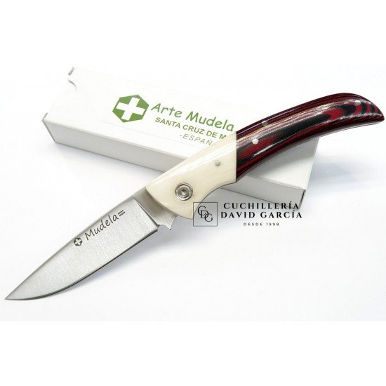 Arte Mudela  AL- 84.4  Micarta Roja - Micarta color Marfil