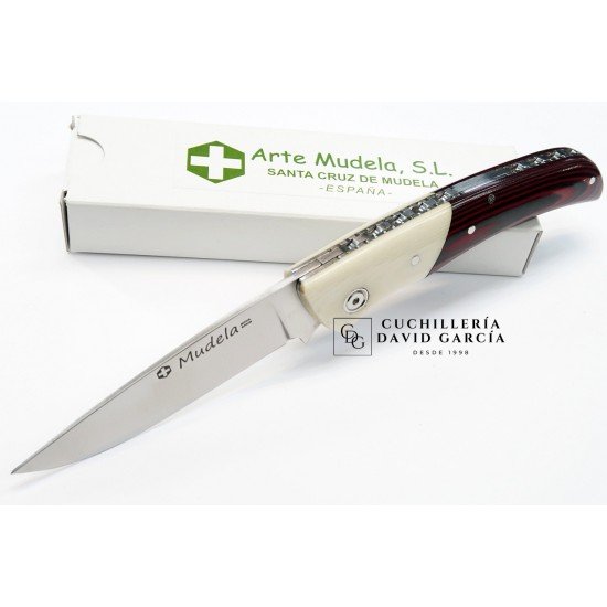 Arte Mudela  AL- 84.4  Micarta Roja - Micarta color Marfil