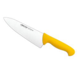 Arcos Cuchillo Cocinero color amarillo Serie 2900 250 mm 290800