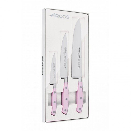 Arcos Set de 3 Cuchillos Serie Riviera  Rose 855100