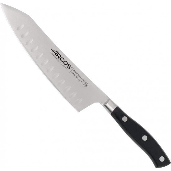 Arcos Cuchillo Rocking Santoku Serie Riviera 233100 Arcos Cuchillo Rocking Santoku Serie Riviera 233100
