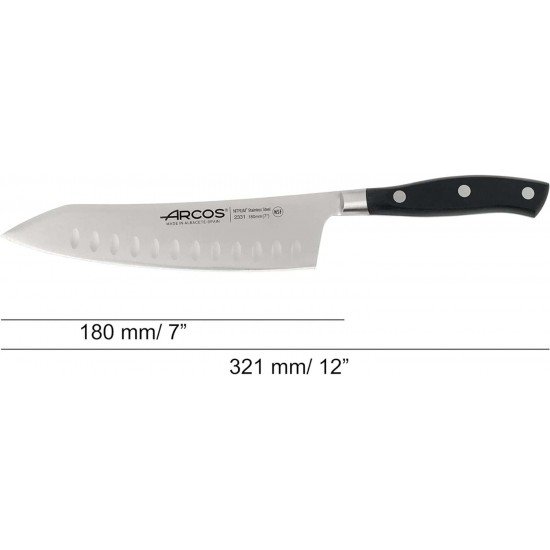 Arcos Cuchillo Rocking Santoku Serie Riviera 233100 Arcos Cuchillo Rocking Santoku Serie Riviera 233100