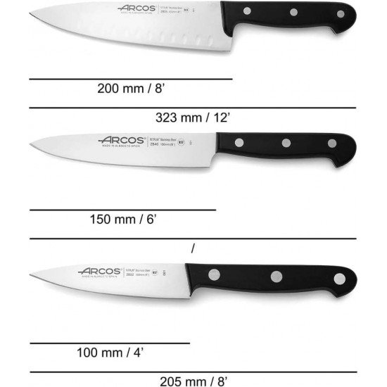 Arcos Set de Cuchillos Serie Universal 807410