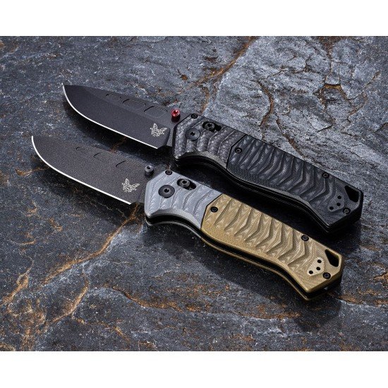 Benchmade PSK MAGNACUT 593BK GRAY & OD GREEN OD G10 Benchmade PSK MAGNACUT 593BK GRAY & OD GREEN OD G10