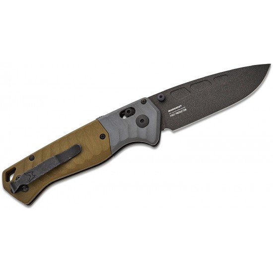 Benchmade PSK MAGNACUT 593BK GRAY & OD GREEN OD G10 Benchmade PSK MAGNACUT 593BK GRAY & OD GREEN OD G10