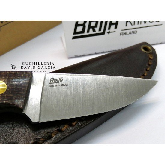 Brisa Bobtail  80 Micarta Bison Acero 12C27