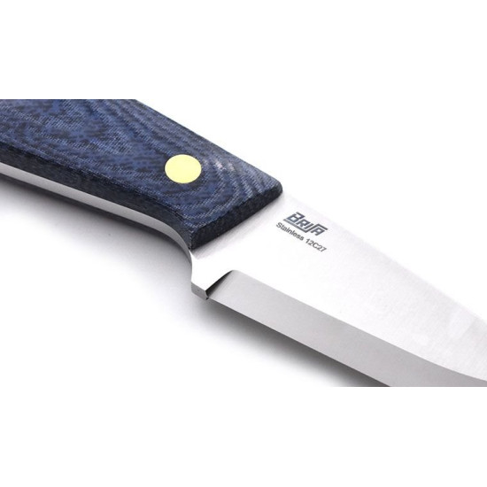 Brisa Bobtail  80 Micarta Bluejeans Scandi Acero 12C27