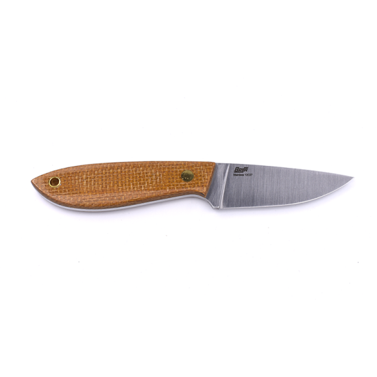 Brisa Bobtail  80 Micarta Mostaza Acero 12C27
