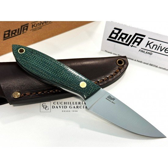 Brisa Bobtail 80 Micarta Verde 12C27 Brisa Bobtail 80 Micarta Verde 12C27