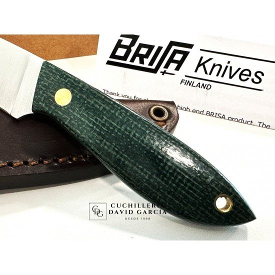 Brisa Bobtail 80 Micarta Verde 12C27 Brisa Bobtail 80 Micarta Verde 12C27
