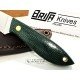 Brisa Bobtail 80 Micarta Verde 12C27 Brisa Bobtail 80 Micarta Verde 12C27