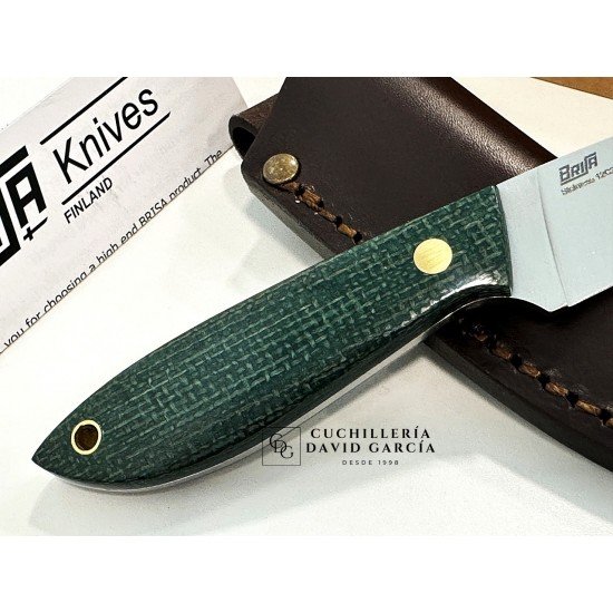 Brisa Bobtail 80 Micarta Verde 12C27 Brisa Bobtail 80 Micarta Verde 12C27