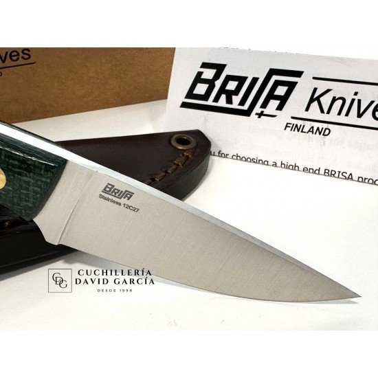 Brisa Bobtail 80 Micarta Verde 12C27 Brisa Bobtail 80 Micarta Verde 12C27