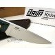 Brisa Bobtail Knife 80 Green Micarta 12C27