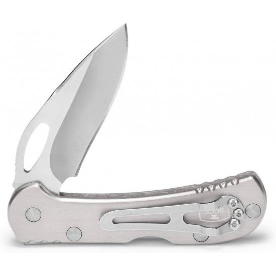 Buck Mini Spitfire 0726GYS Aluminio Gris