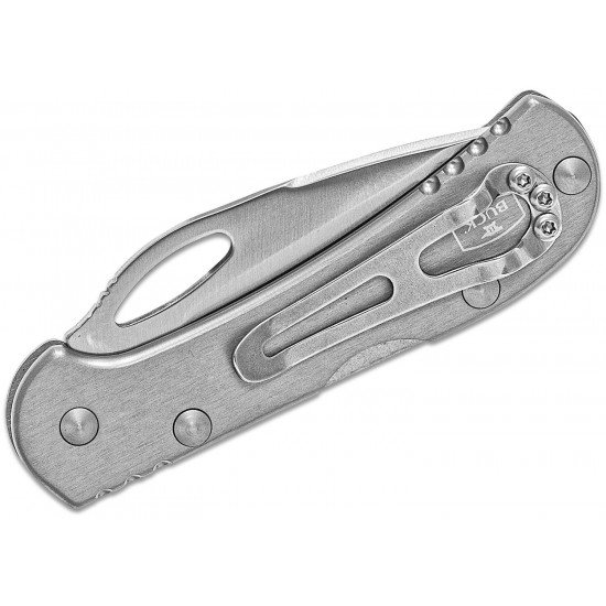 Buck Mini Spitfire 0726GYS Aluminio Gris