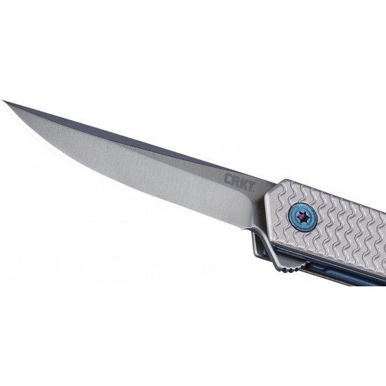 CRKT Ceo Microflipper Silver Drop 7081 