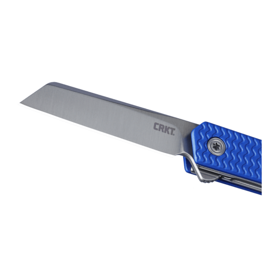 Navaja CRKT Ceo Microflipper Blue Sheepsfoot 7083 Navaja CRKT Ceo Microflipper Blue Sheepsfoot 7083