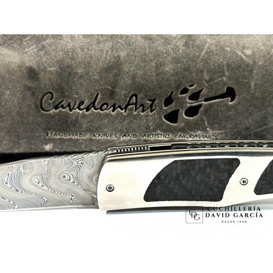CavedonArt Teju Acero Damasteel - Titanio CavedonArt Teju Acero Damasteel - Titanio