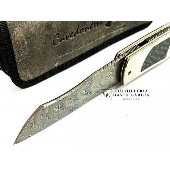 CavedonArt Teju Acero Damasteel - Titanio CavedonArt Teju Acero Damasteel - Titanio