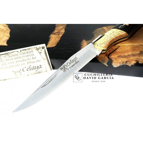 Navaja Celaya Artesana Estilete  Asta Búfalo 2350-B