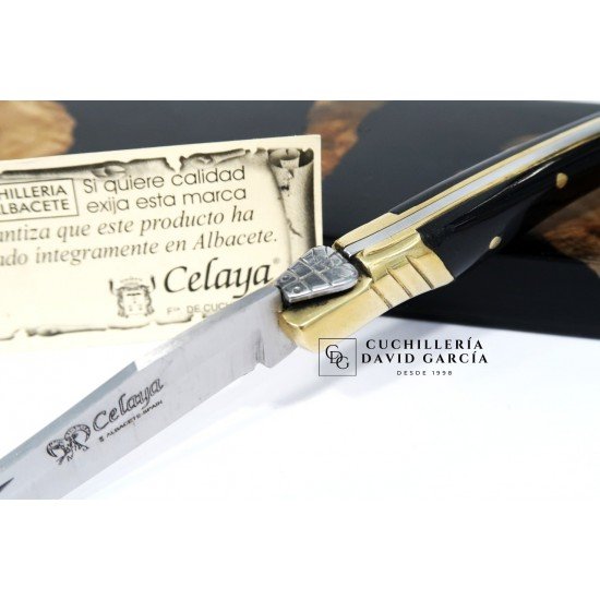 Navaja Celaya Artesana Estilete  Asta Búfalo 2350-B