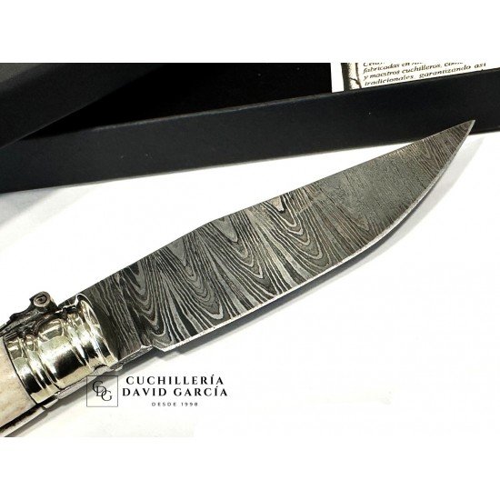 Celaya Punta Ciervo Pulido Adornada Damasco