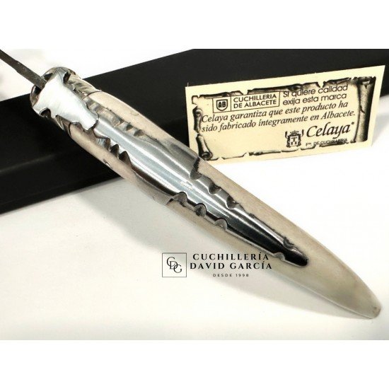 Celaya Punta Ciervo Pulido Adornada Damasco