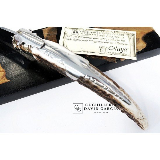 Celaya Navaja Artesanía  Punta Ciervo/Carraca