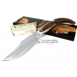 Celaya Navaja Artesanía  Punta Ciervo Tapita/Carraca 