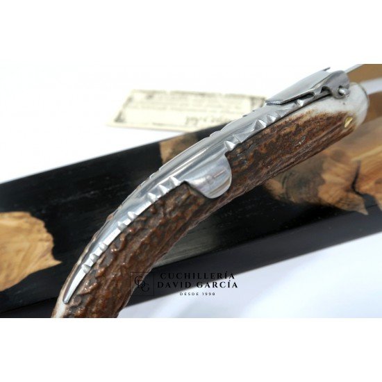 Celaya Navaja Artesanía  Punta Ciervo Tapita/Carraca 