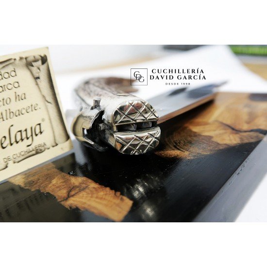 Celaya Navaja Artesanía  Punta Ciervo Tapita/Carraca 