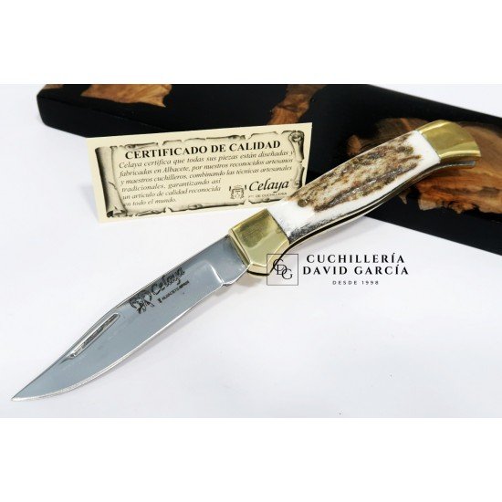 Celaya Artesana Pistón  Latón Asta Ciervo 2104-C