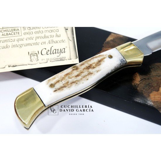 Celaya Artesana Pistón  Latón Asta Ciervo 2104-C