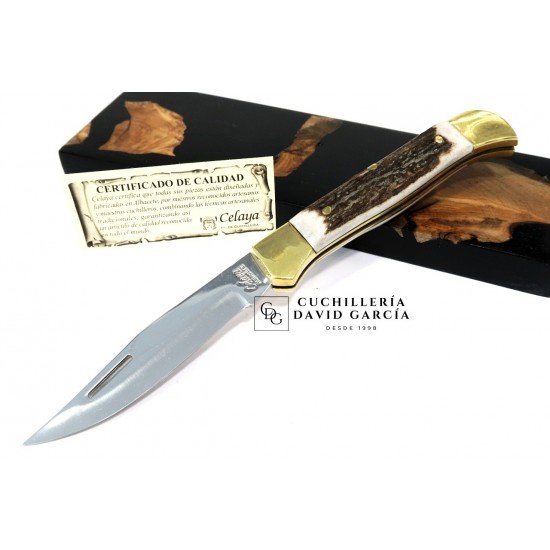 Celaya Artesana Pistón  Latón Asta Ciervo 2105-C