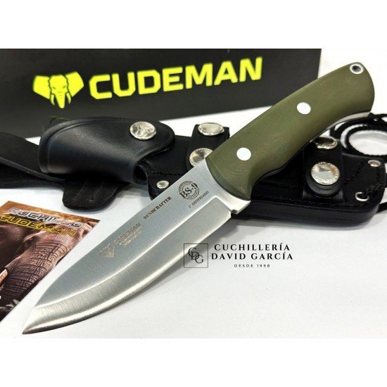 Cudeman Buscrafter 206-GV Acero Böhler N690Co G10 Verde