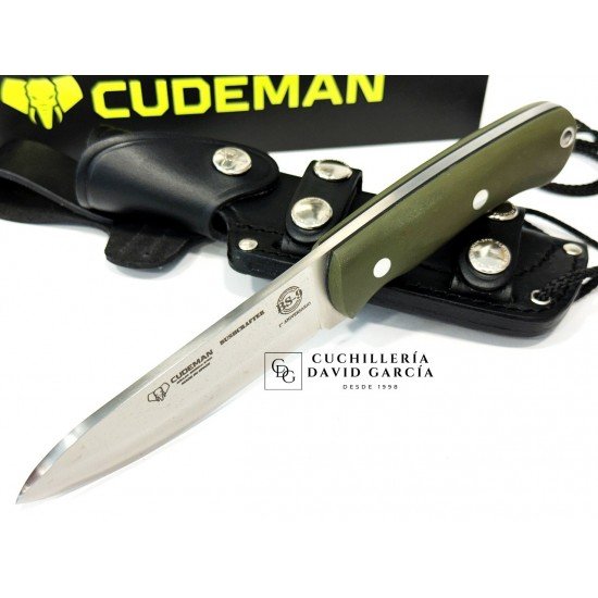 Cudeman Buscrafter 206-GV Acero Böhler N690Co G10 Verde