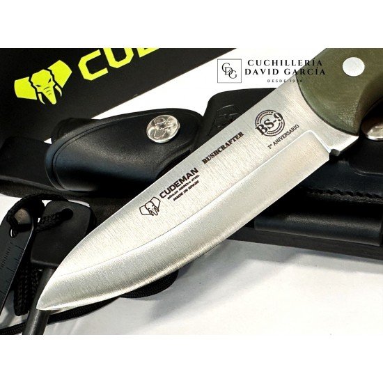 Cudeman Buscrafter 206-GVC  Acero Böhler N690Co G10 Verde