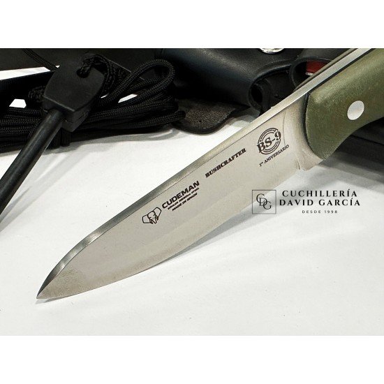 Cudeman Buscrafter 206-GVC  Acero Böhler N690Co G10 Verde
