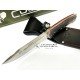 Cudeman 126 M Spartan Micarta Negra Funda Cuero